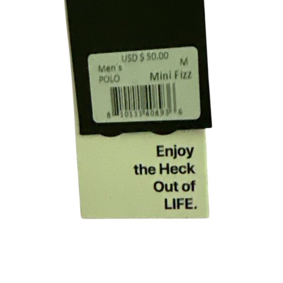 Greenside Golf Polo - NWT - Pink Flamingo/Drinks - Medium - Tropical - Picture 4 of 5